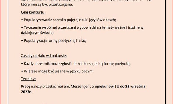 Uwaga nowy konkurs ,, Ile języków znasz tyle razy jesteś człowiekiem"